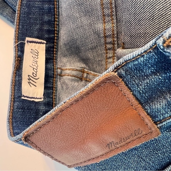 Madewell 9" High-Rise Skinny Exposed Button Fly Dark Wash Stretch Denim Jeans 28 - Picture 11 of 14